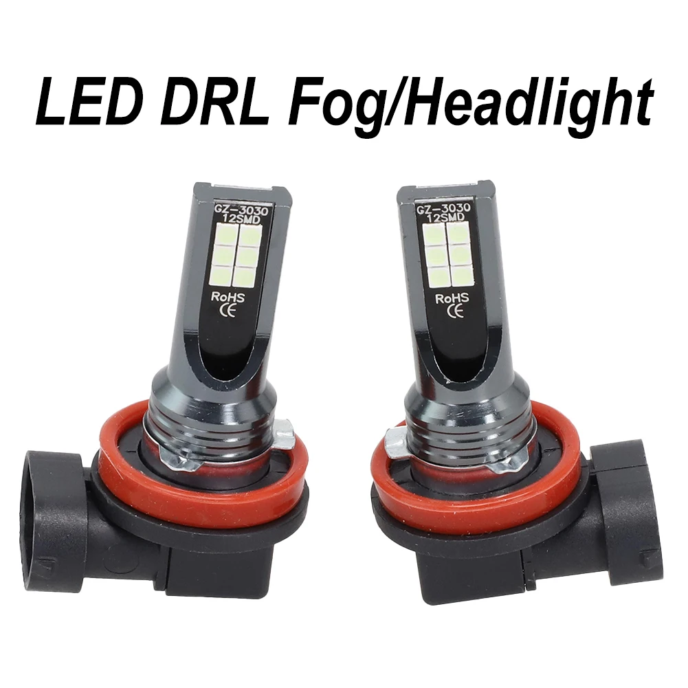 

Lamp LED Headlight Waterproof 110W Xenon 20000LM 2pcs 360 Degrees Car DRL Driving Fog Light H11 Replacement Set