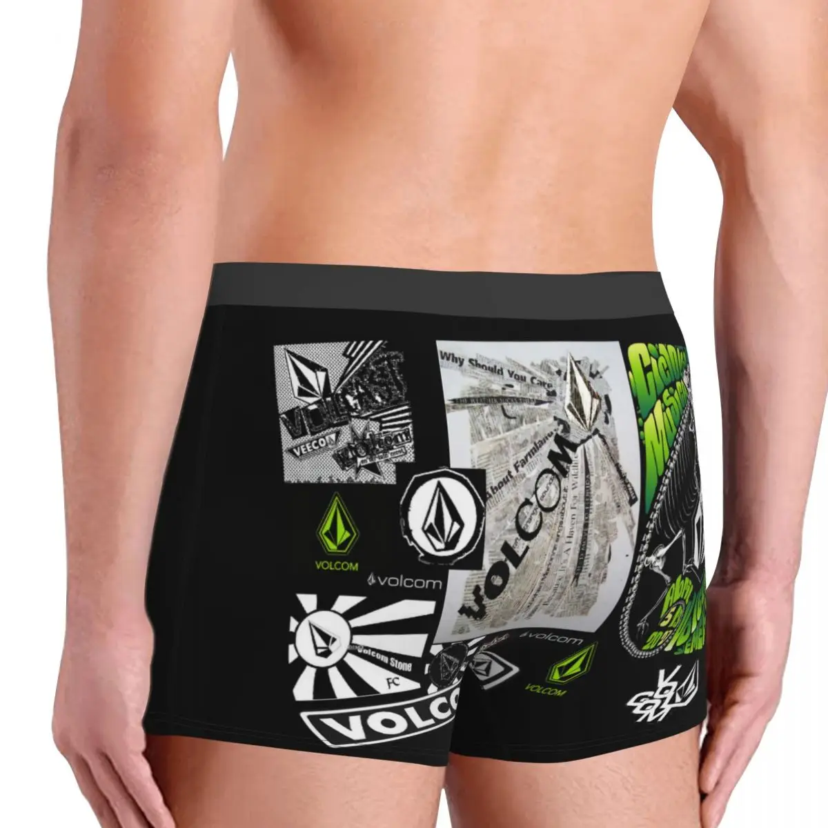 Homens Volcoms Symbol Boxers, Shorts personalizados, Cuecas, Roupa íntima, Cuecas, Moda
