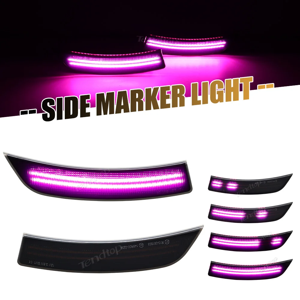 For Subaru BRZ Toyota GR86 2021-2025 LED Side Marker Light Indicator Repeater Lamp Turn Signal Flashing Indicator Blinker