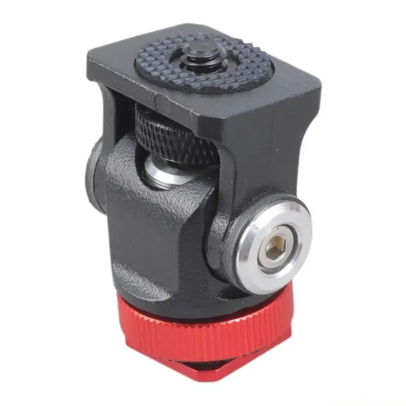 F62C 360 Degree Tilting Monitors Mount Adjustable Camera Monitors Holder for Video Lights Microphones & Camera Accessories