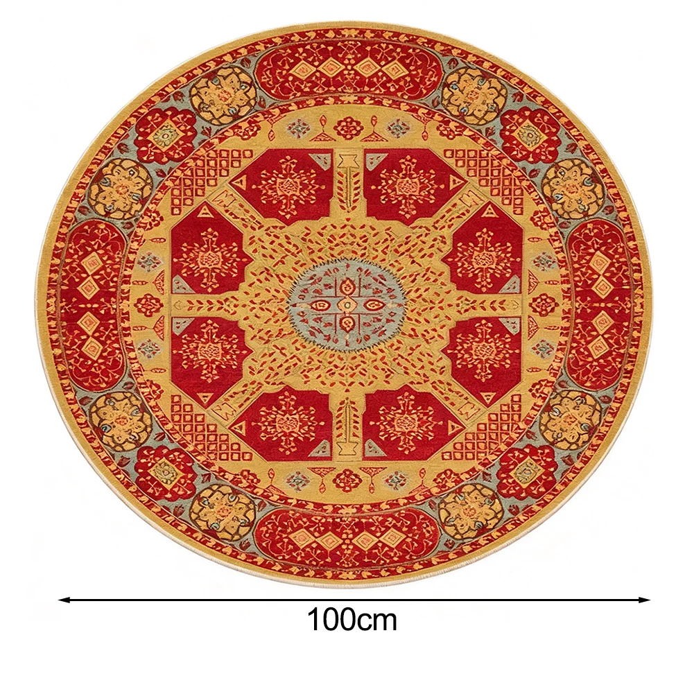 Accessory Sofa Area Rugs 60CM Round Rugs Functional Design Sturdy Build Charming Decor Color Variety Compact Fit
