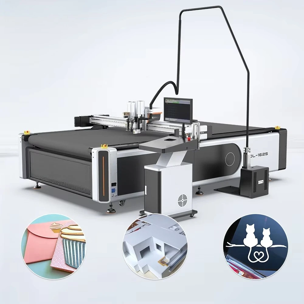 AOL 1313 1625 Cnc Digital Oscillating v Knife Carton Box Paper Corrugated Sheet Cutter