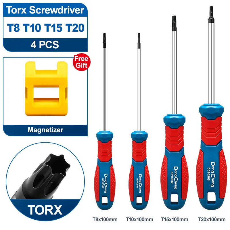 Torx schroevendraaierset magnetisch CR-V legeringstaal T8 T10 T15 T20 T25 T27 T30 T40 stervormige schroevendraaierset voor elektronica, autoreparatie