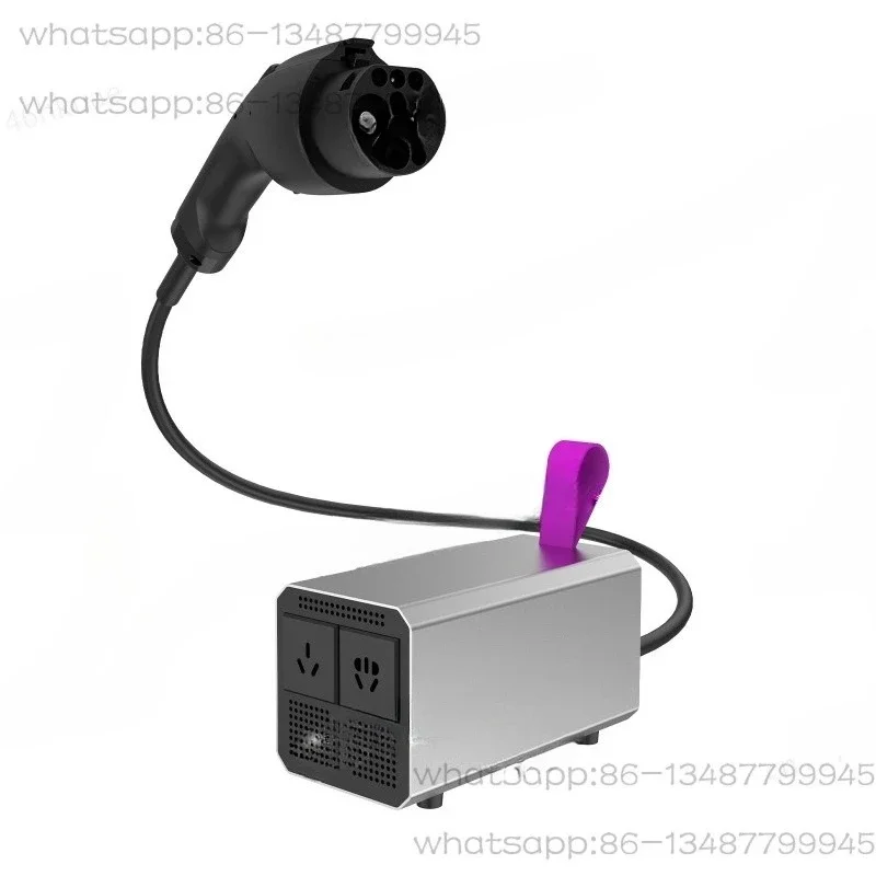 New Energy 9-pin DC V2L Discharge Gun, Fast Charging Port Power Take-off Adapter