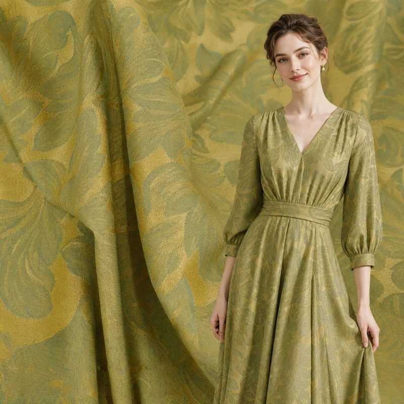 2-metres-de-tissu-jacquard-a-motifs-de-feuilles-bicolores-de-style-retro-de-couleur-vert-fonce-ideal-pour-creer-de-nouvelles-robes-et-jupes-de-style-chinois