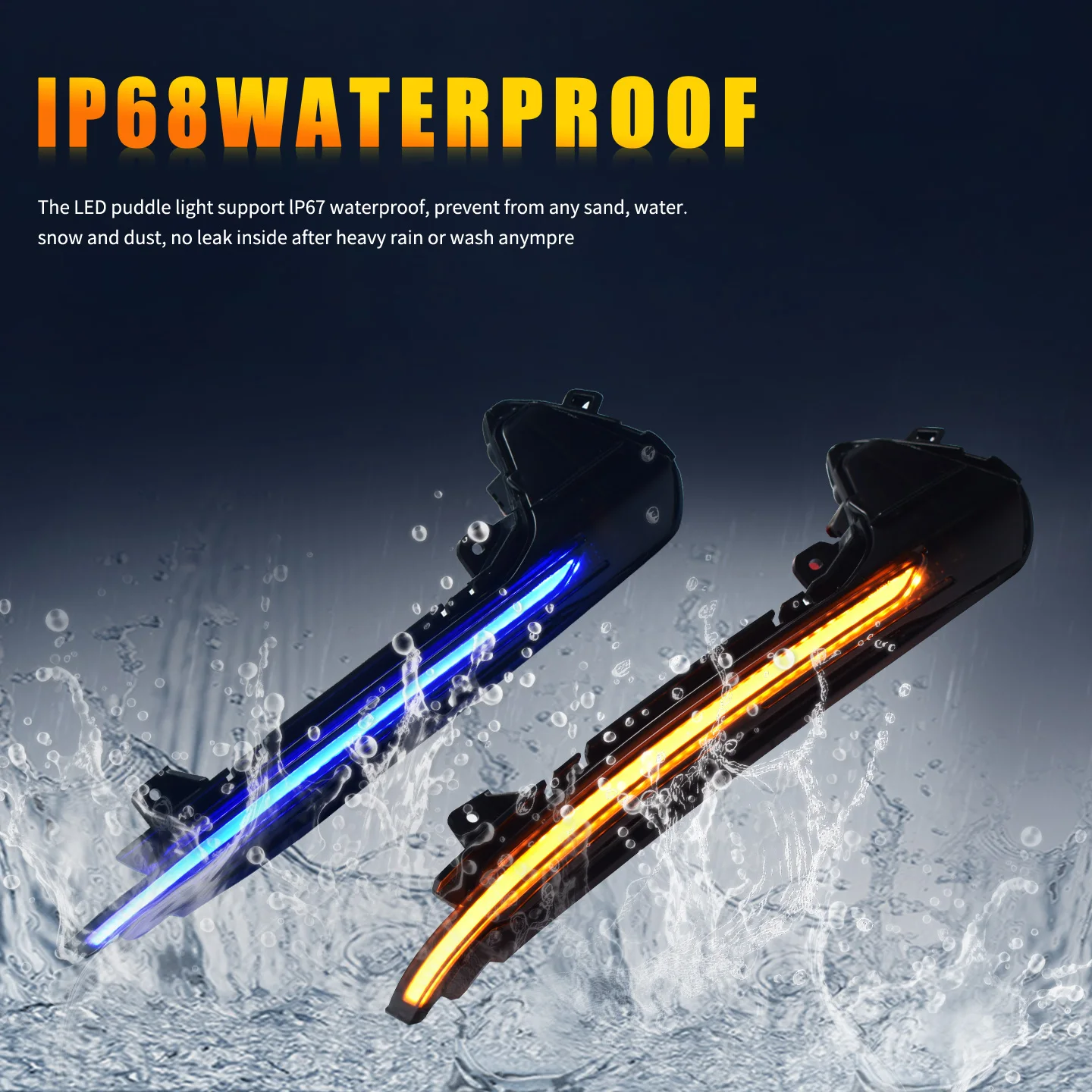 2x LED Side Wing Rearview Mirror Indicator Blinker Repeater For Audi A6 C7 C7.5 RS6 S6 4G 2012-2018 Dynamic Turn Signal Light