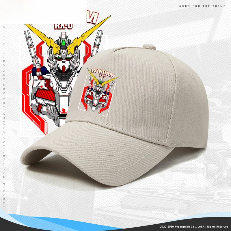 機動戦士ガンダムユニコーンティーンアニメ男性と女性のファッション多用途日焼け止め夏シェードキャップ野球帽ギフト
