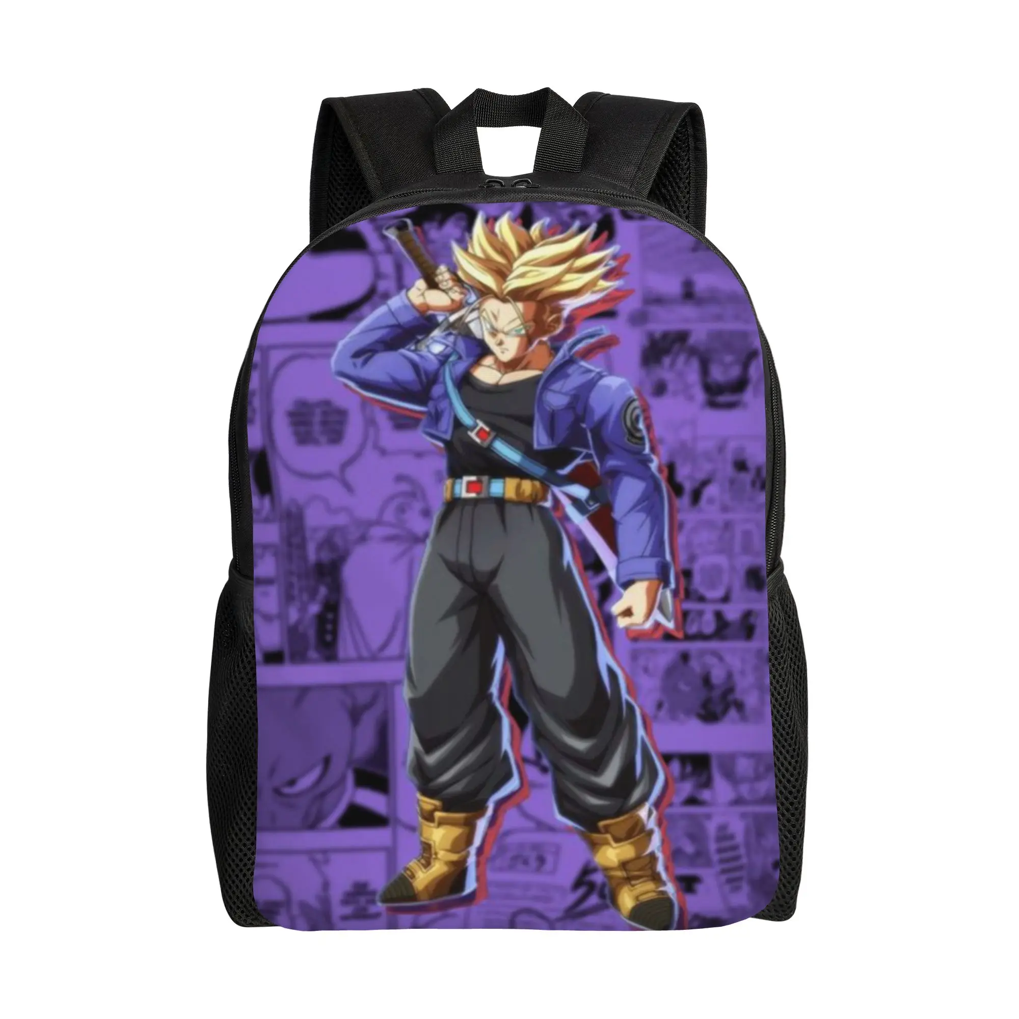 

Back to school season Golden Hair Sword Hero Schoolbag Trunks Students Personalised Backpack