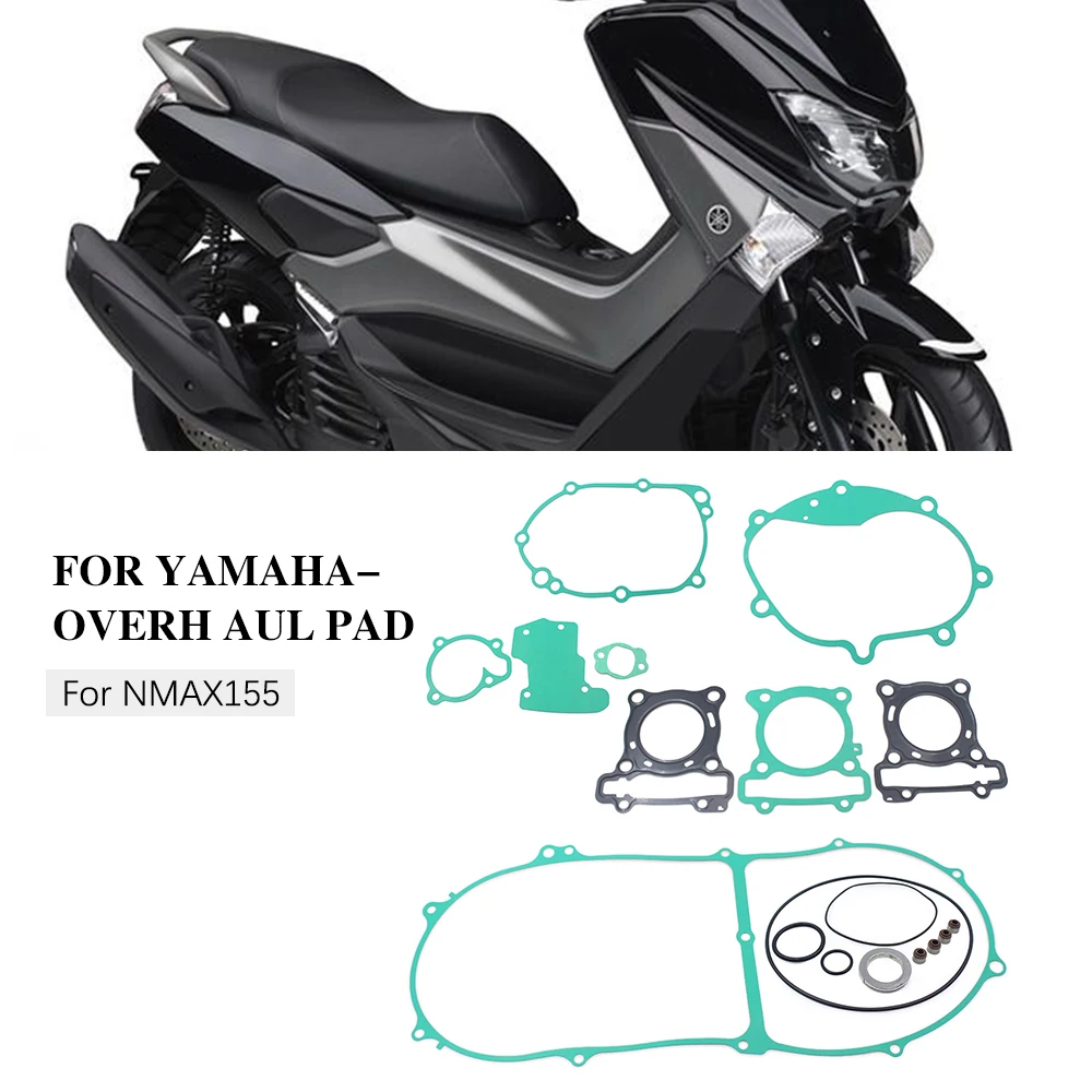 

Full Gasket Kit For YAMAHA NMAX155 Engine Cylinder Gearbox Crankcase Clutch Cover Gasket