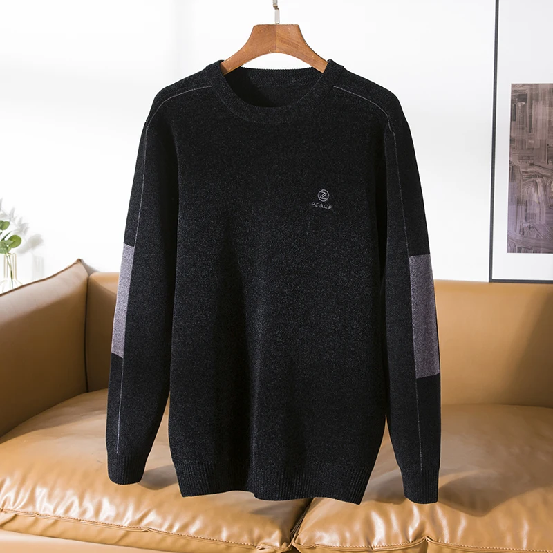 

High-End Thiened Camere Hoodie Sweatirt Warm Base Layer irt Tagl Men's Winter Faion Casual Long Sve round Ne