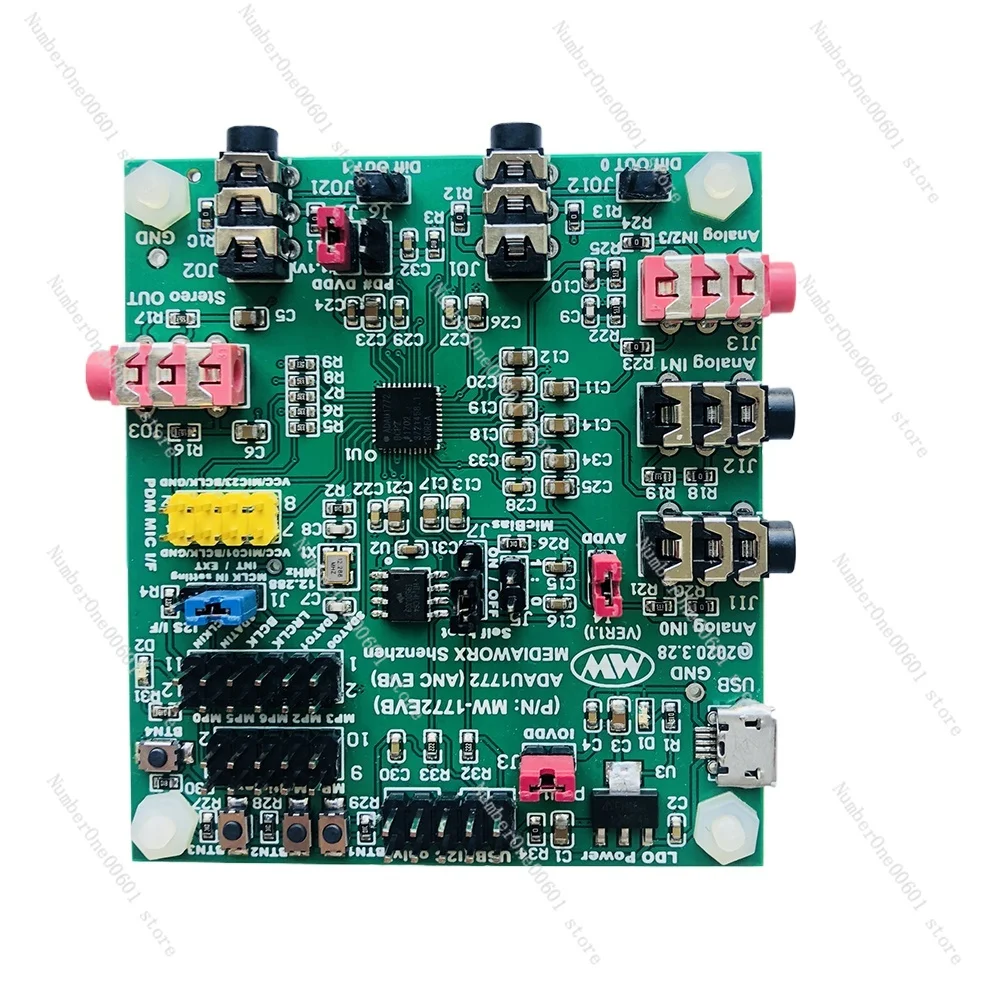 

For ADAU1772 Development Board ANC For Active Noise Cancelling (ANC) Headphones MIC Test PDM To I2S