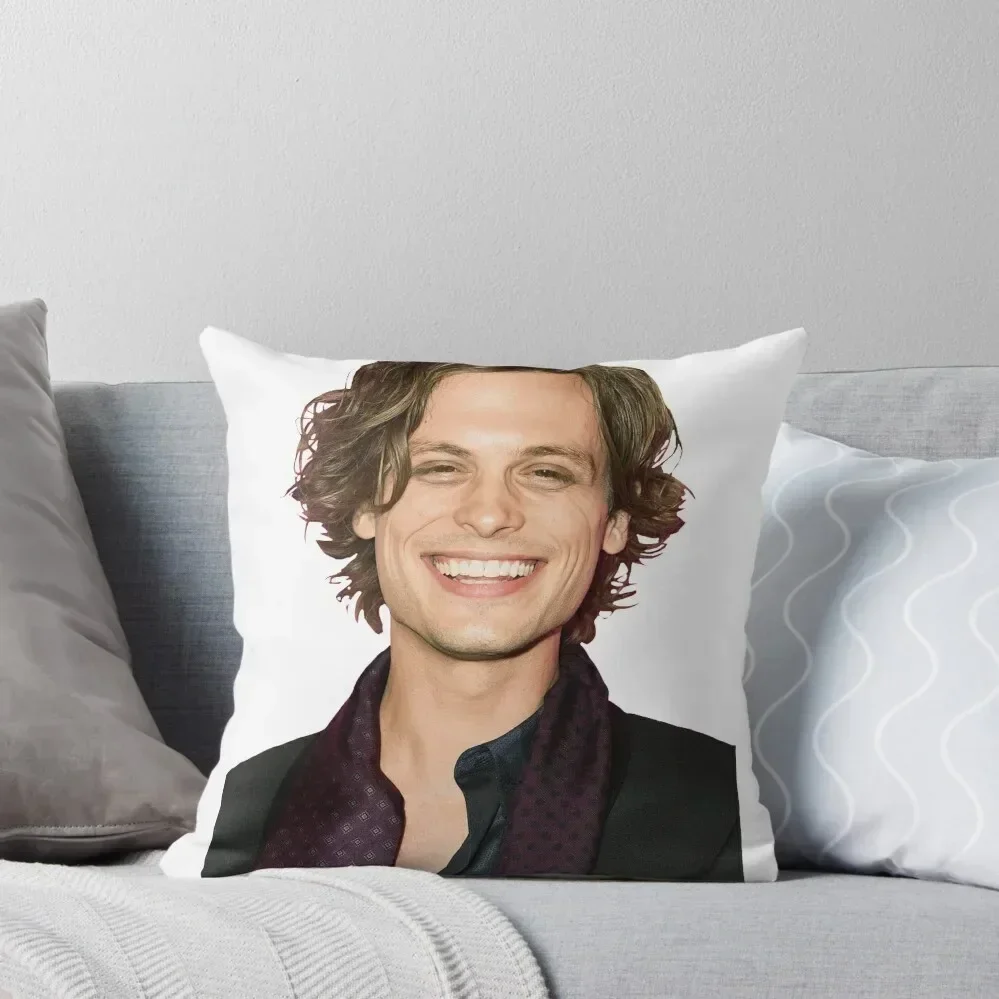 

Mathew Gray Gubler Throw Pillow luxury decor Christmas Pillows christmas supplies Marble Cushion Cover pillow