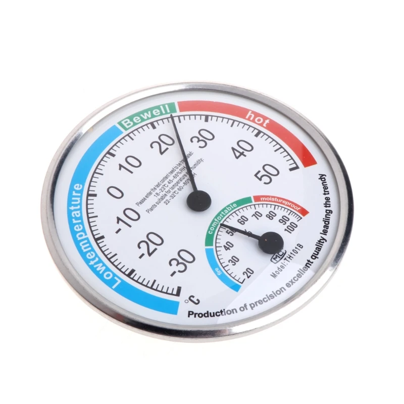 Draagbare Analoge Thermometer Hygrometer Temperatuur Vochtigheid Monitor Meter Gauge