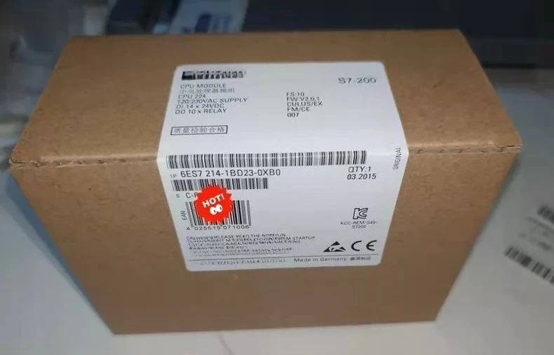 6ES7214-1BD23-0XB0 6ES7214-1BD23-0XB8 6ES7214-1AD23-0XB0 6ES7214-1AD23-0XB8 S7-200 Series CPU PLC Controller Unit