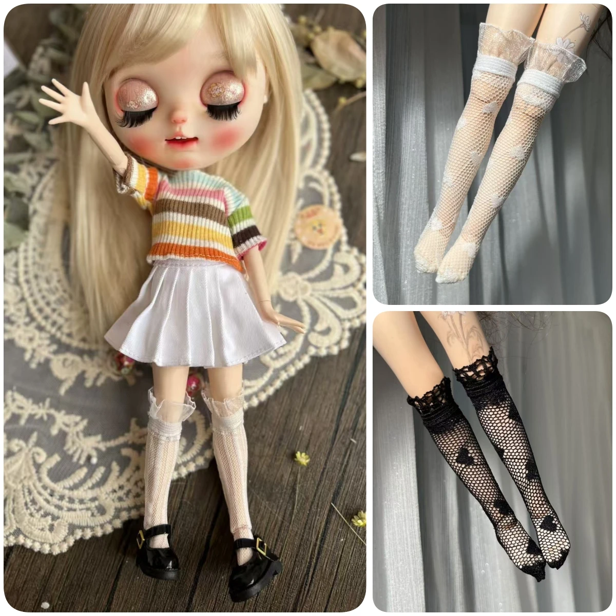 

1/6 Blythe Doll Socks Barbi Dolls Socks Accessories