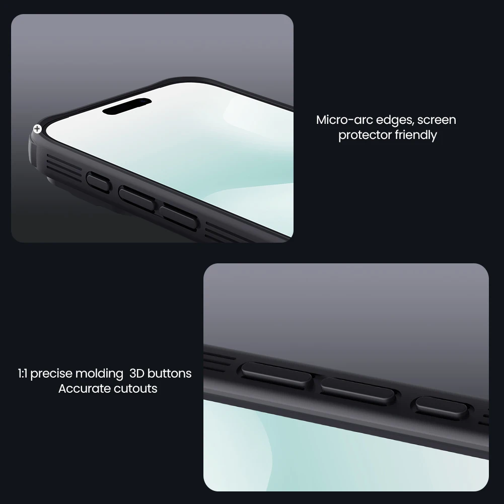 Nillkin Etui CamShield Pro do iPhone 18 Pro Max/17 Pro Max, twarde etui z TPU+PC z przesuwaną osłoną obiektywu. — zdjęcie produktu 6