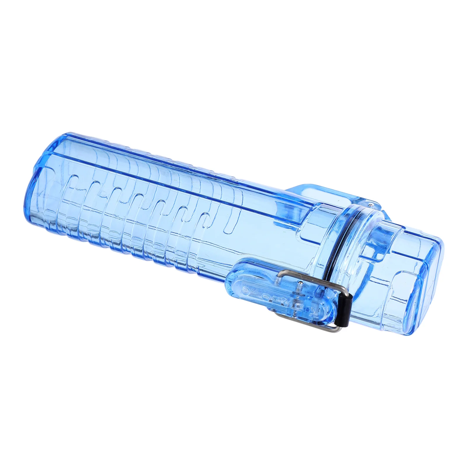 

Clear Lighter Cigarette Sleeve Outdoor Case Blue Storage Lighter Storage Holder Holder Waterproof Anti Scratch Portable