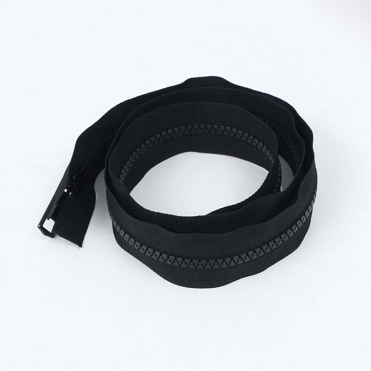 

80Cm Black Dual Pull Zipper Ideal for Clothing Bags Mattress Covers Strong Sewing Zipper for Home Crafts Tailoring Supplies