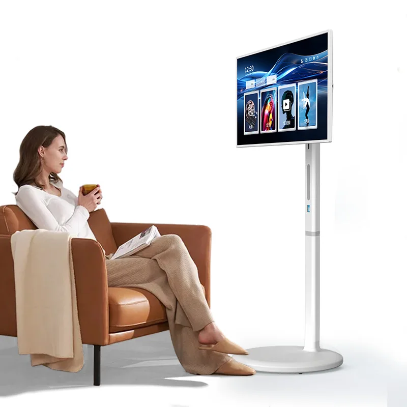 Intelligent Mini Flip Portable TV Rotate Sessions Room Resolution Movable 120Hz FHD LED Yoga Gaming Powered Streaming Monitor