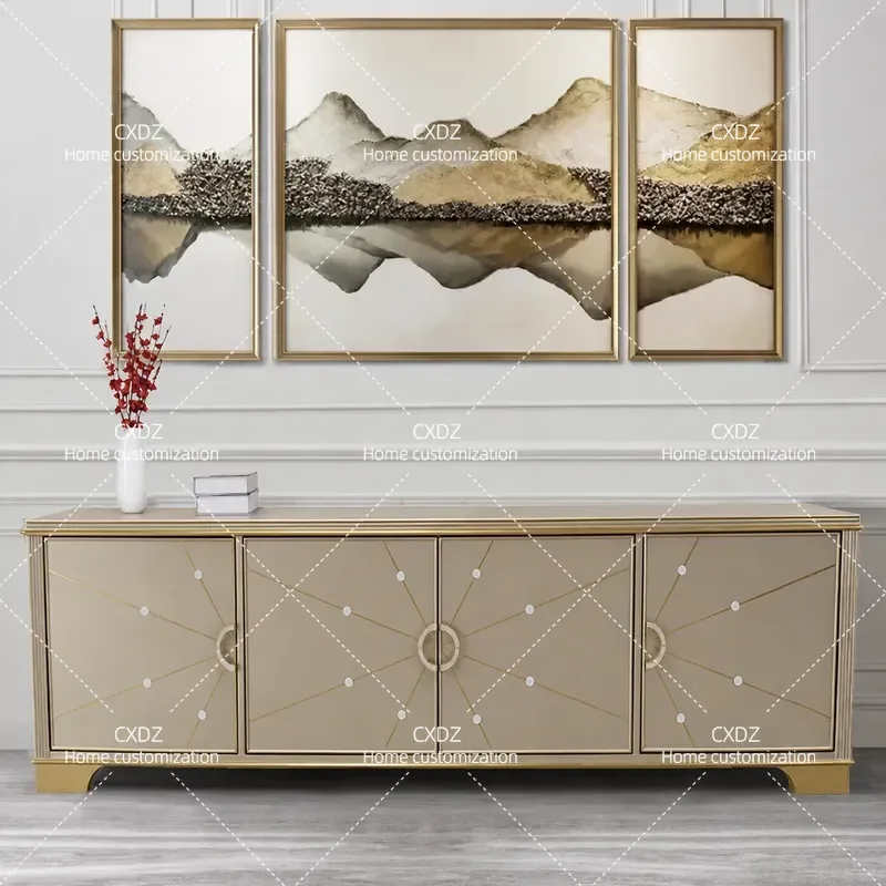 Modern Minimalist TV Stand Floor Cabinet for Living Room Bedroom High End Storage Locker Simple Luxury Media Console Unit