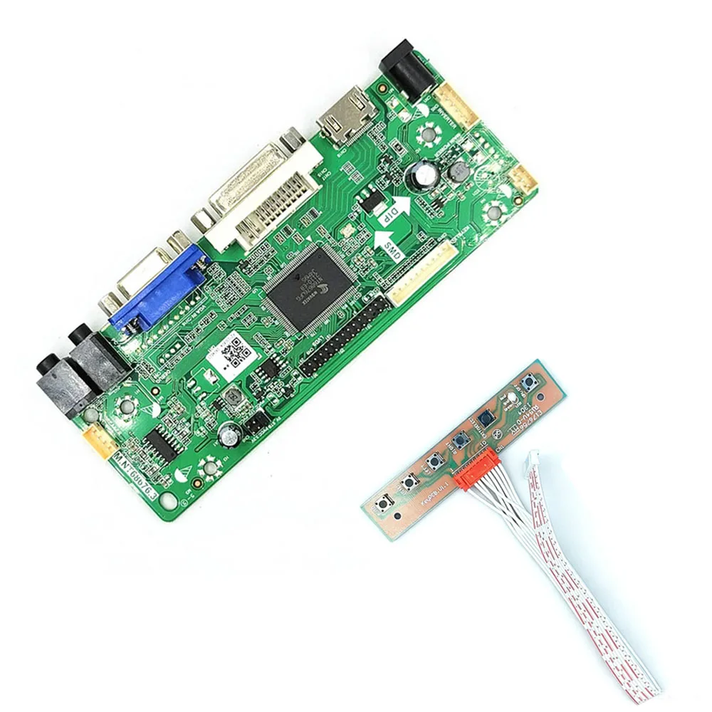 1pcs LCD screen driver board M.NT68676.2 M.NT68676.3 audio LCD screen display controller HDMI compatible VGA modified driver