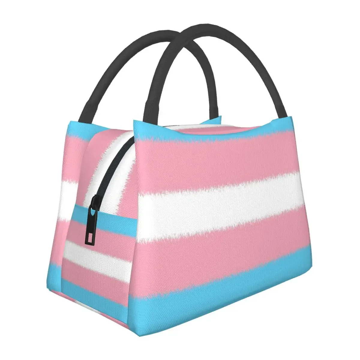 

Transgender Flag Lgbt Pride Lunch Bags Insulated Bento Box Resuable Lunch Tote Picnic Bags Cooler Thermal Bag for Woman Kids