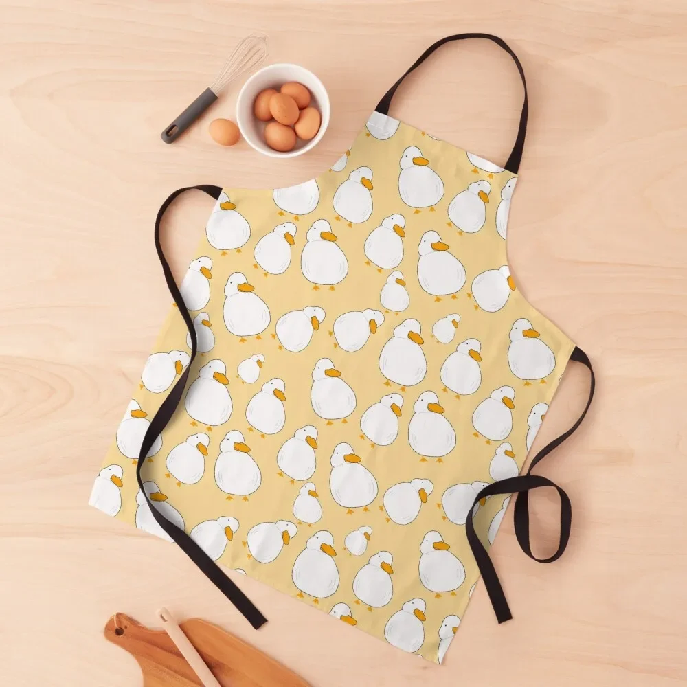 

Chubby Duck Pattern Apron home women Barista Home Supplies Apron