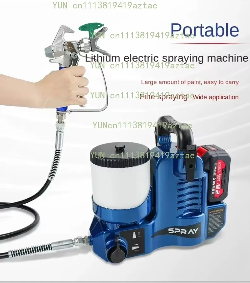 1.2L High Pressure Airless Sprayer Electric Paint Sprayer Lithium without battery charger Small Backpack Style