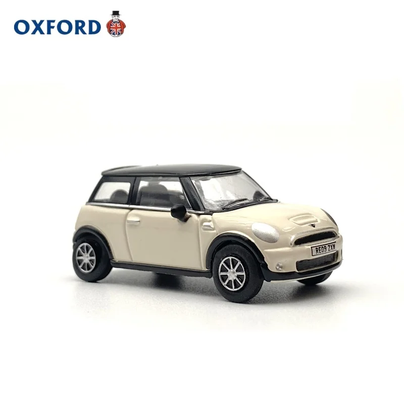 OXFORD-Modèle de voiture de simulation Mi-ni, alliage blanc, quantité limitée, 1:76