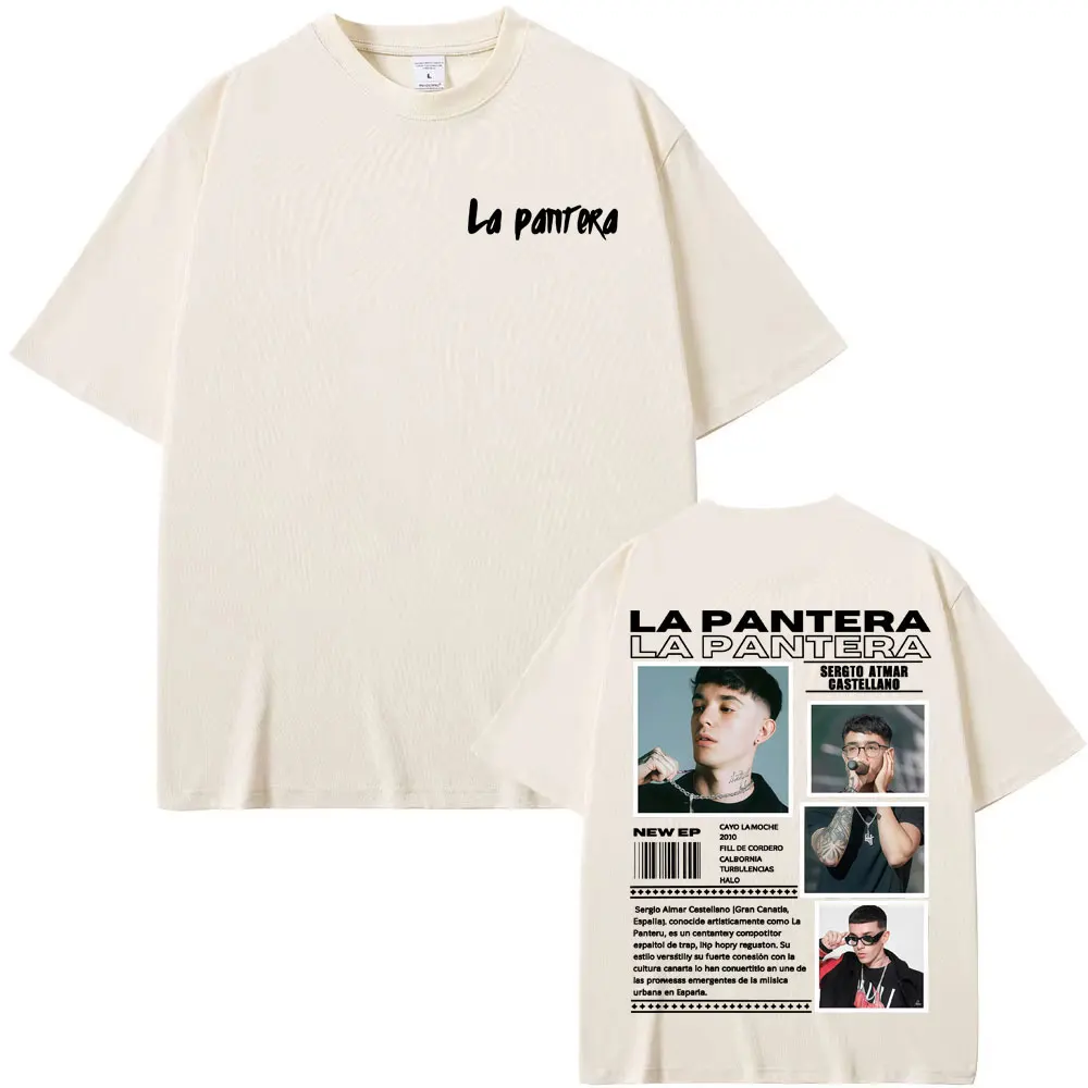 Singer La Pantera Album Tour 2025 Merch T Shirts Men Women Fashion