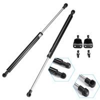 2X 300N Universal 400mm Car Struts Front Cover Bonnet Hood Rear Trunk Tailgate Boot Shock Lift Strut Support Bar Gas Spring