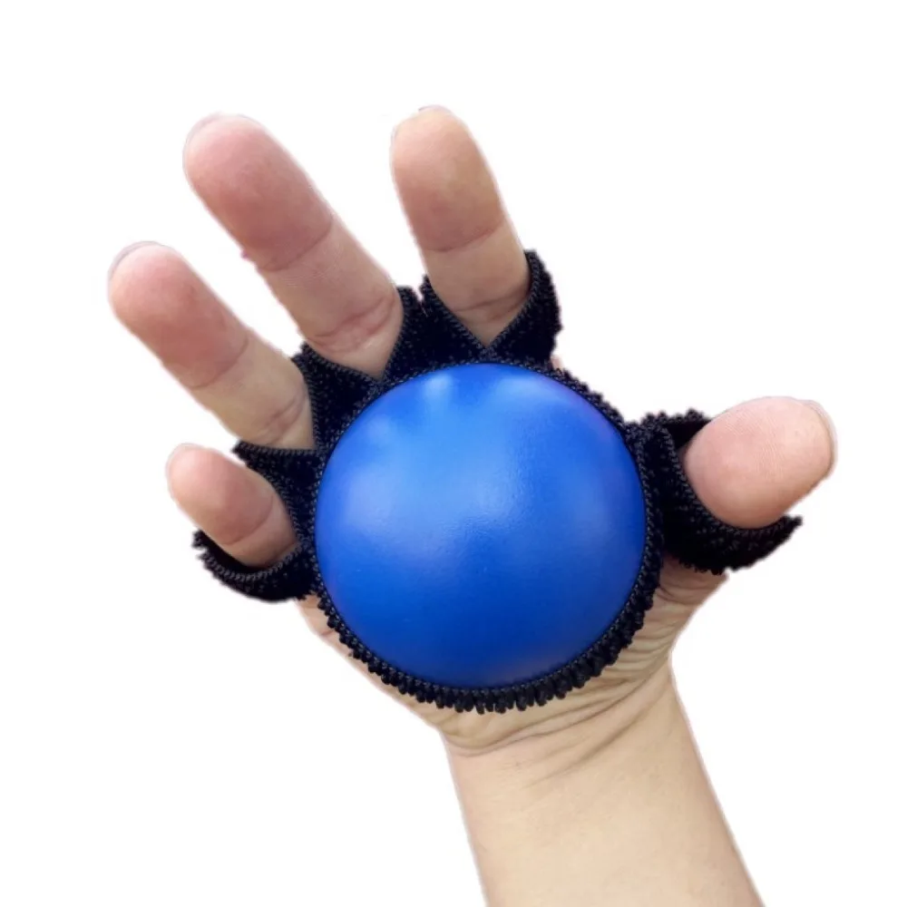 

Rubber Finger Trainer Hand Grips Exercise Equipment Grip Ball Five finger Hand Gripping Finger Exerciser Elderly