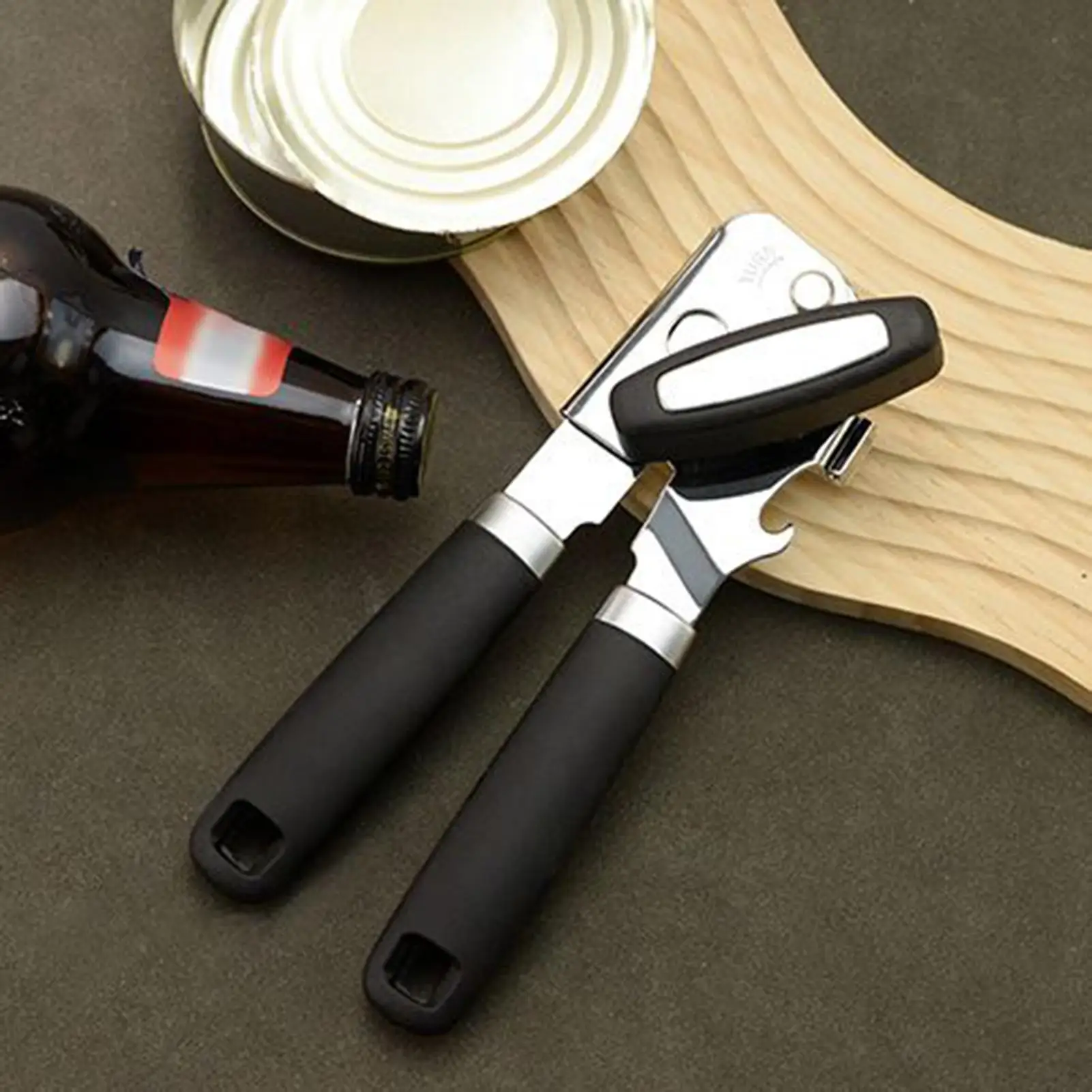 

Can Openers Hand Can Opener Magnetic Grippers Tools With Non-Slip Handle Lid Remover For Kitchen Canning Counter Cabinet