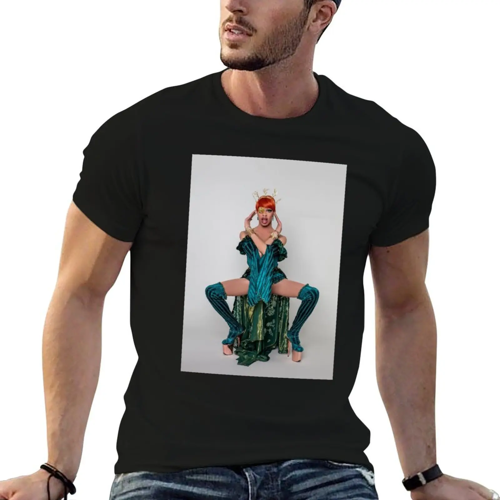 Yvie Oddly Odd Bless T-Shirt Plus Size Loose Fit T-Shirt