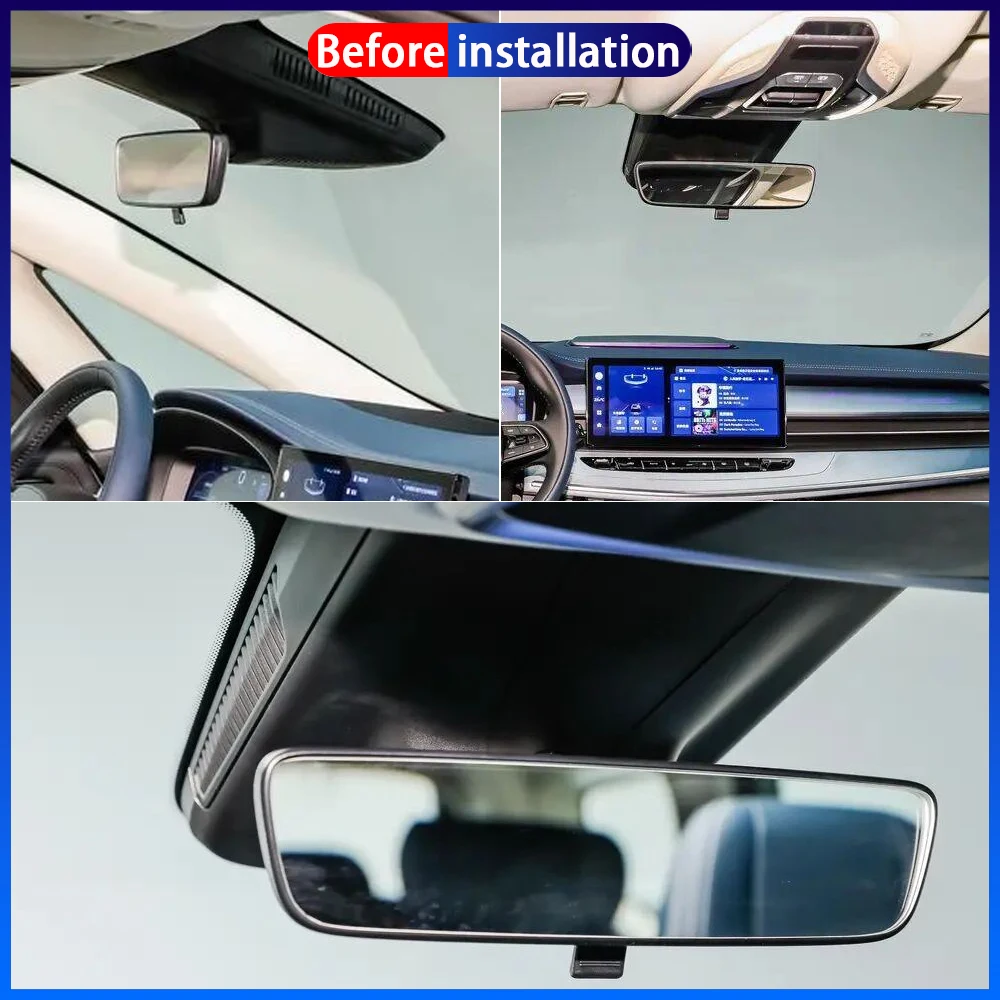 HighCity For Geely Jiaji L Maple 80V L Livan 8 Aletra L8 EV 2023-2025 Dash Cam Camera DVR 4K Wifl Plug And Play Video Recorder