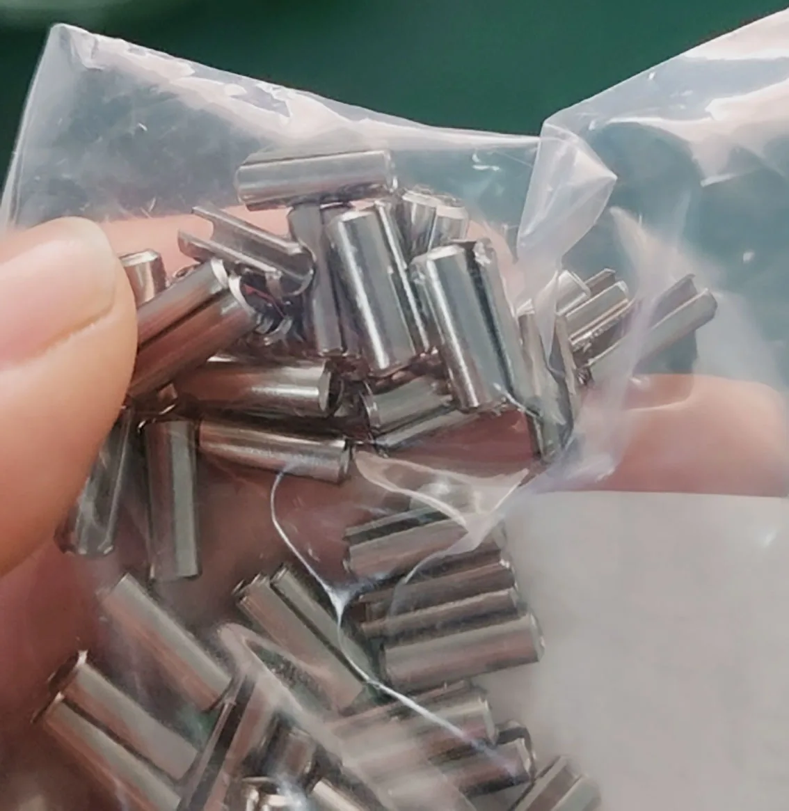 Customized 500pcs M8*35 304 Stainless Steel Spring Pins Cylindrical Elastic Open Dowel Pins Roll Pin Slotted Split Tension Pins