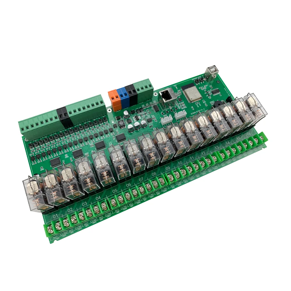 KC868-E16S ESP32 Wifi  RS232 USB Ethernet Relay Module ADC DAC Arduino IDE for Smart Home Automation MQTT