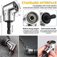 105 Degree Right Angle Drill Adapter Flexible Shaft Extension Bit for Screwdriver Hand Tools Magnetic Bit Socket Power Dril 4