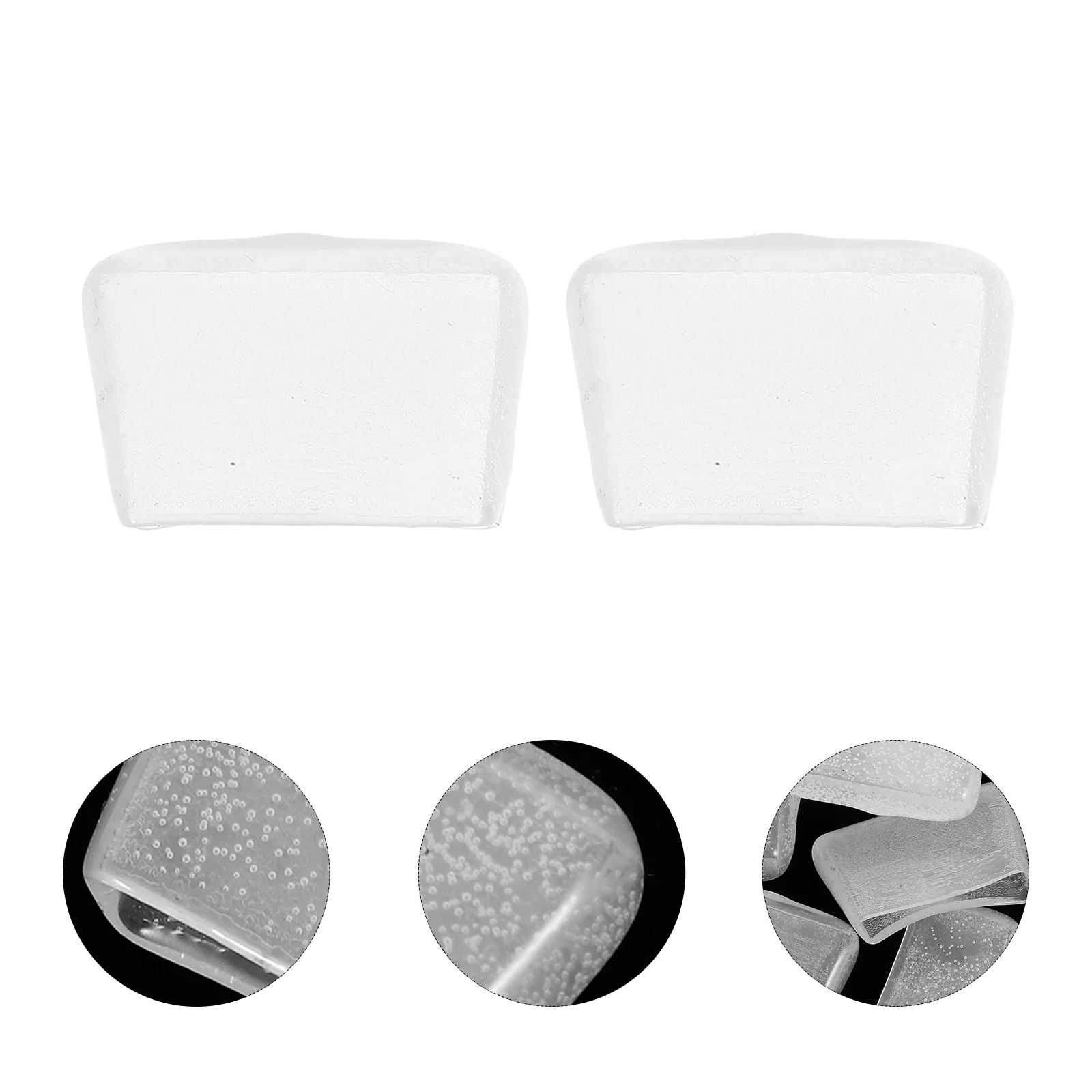 8 Pcs Glass Breaking Pliers Set Cut Rubber Tips Running Replacement Pads Sleeve Breaker for