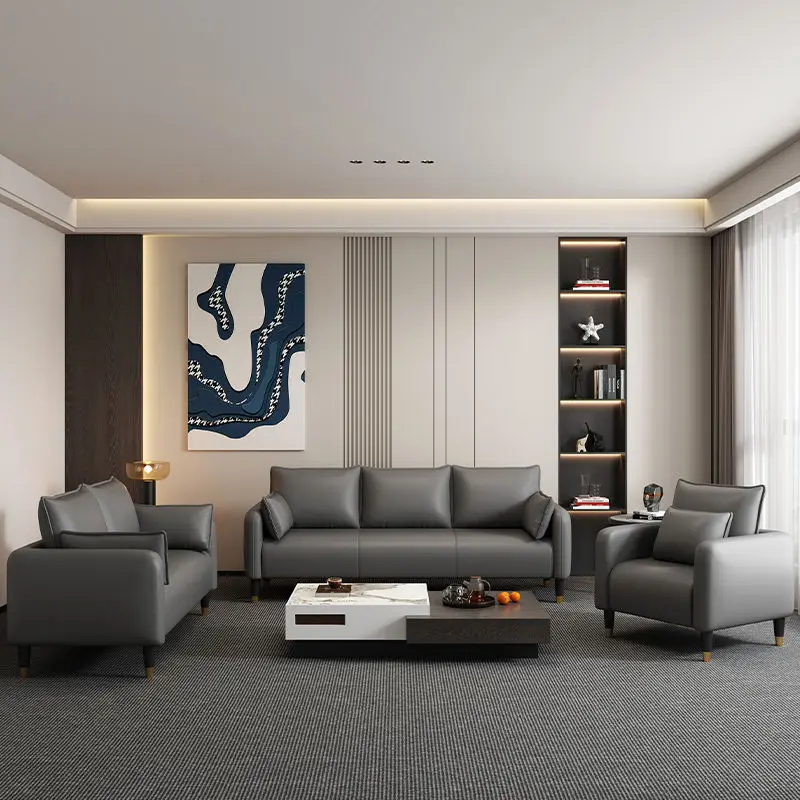 

Technology cloth sofa, living room small apartment, simple and modern, double triple bedroom