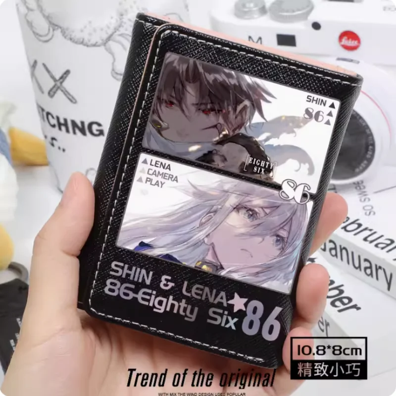 Anime 86 Eighty Six  Fashion Wallets PU Purse Card Holder Hasp Money Bag Cosplay Gift B010