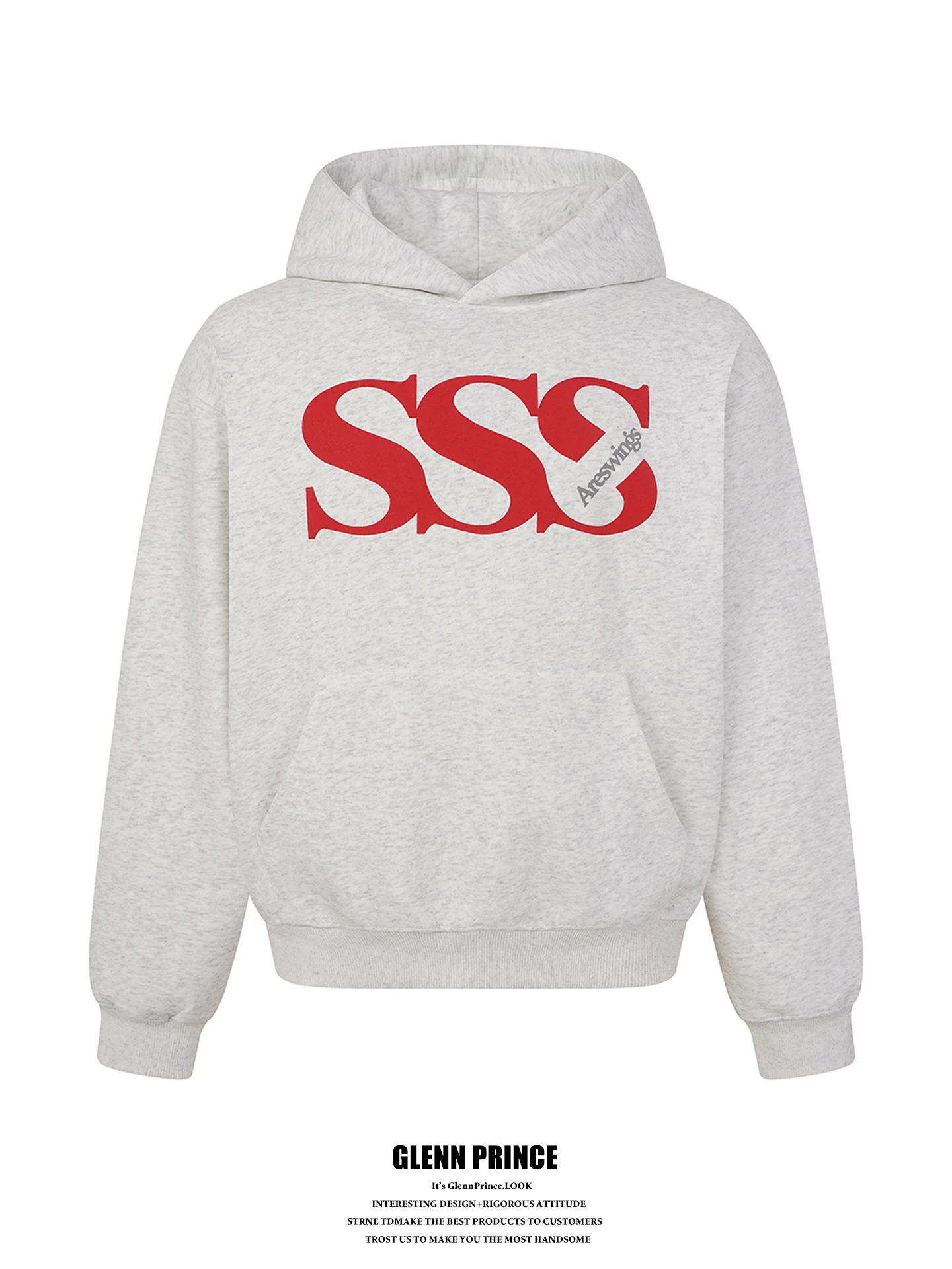 GPstudio American Retro 420G Heavyweight Color Block Logo Short Hoodie Jacket Men's Casual Breathable Cotton Polyester Blend