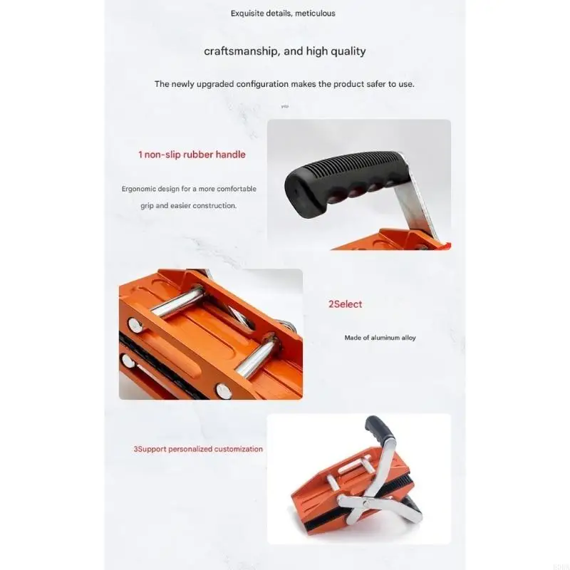 Double Handed Carrying Clamps for Granites Stone Quartzs Worktops Slabs Marble 