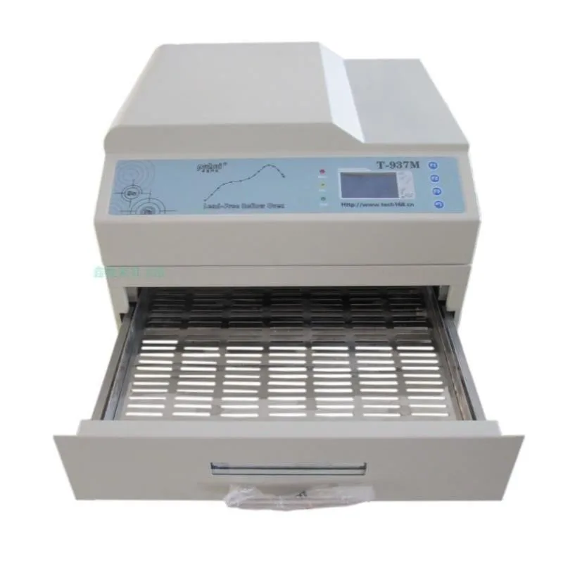 Original PUHUI T-937M Reflow Oven T937M Lead-free Reflow Solder Oven BGA SMD SMT Rework Sation T 937M Reflow Wave Oven