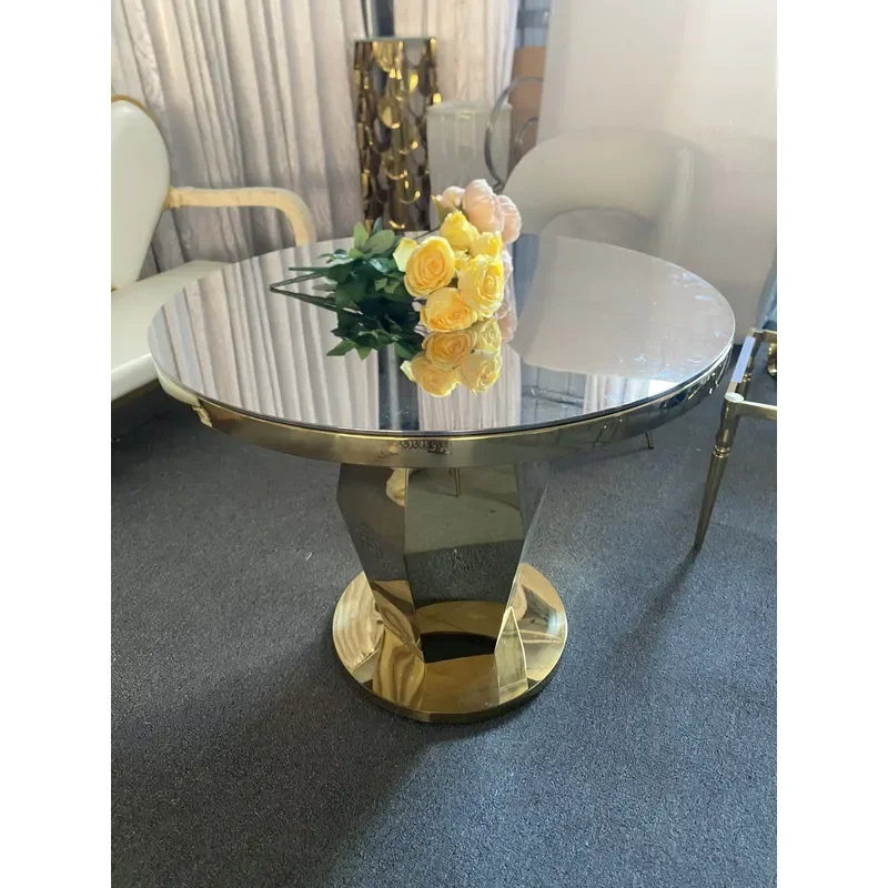 Light Modern Stainless Steel Cake Table Party Rental Round Wedding Party Cake Stand