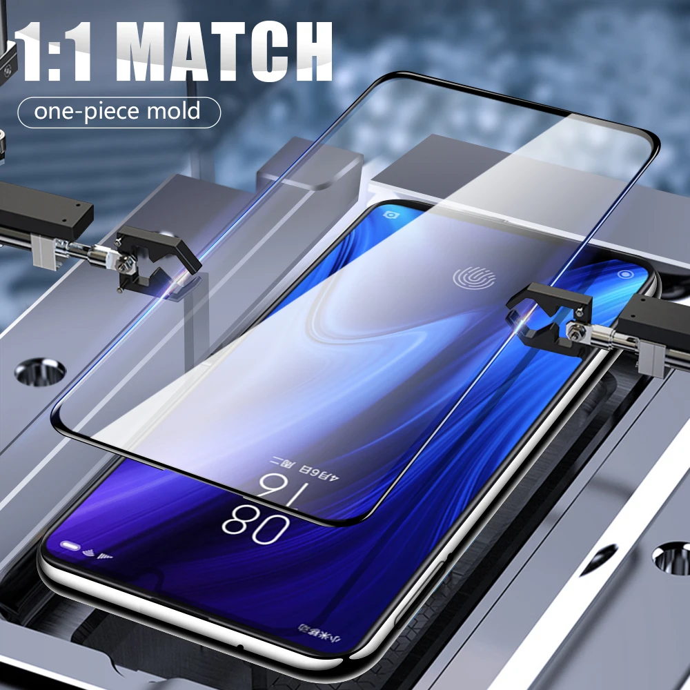 Glass on Realme X2 Pro Tempered Glass Full Glue Cover For Oppo Realme X2 Pro Screen Protector Protective Glass For Realme X2 Pro