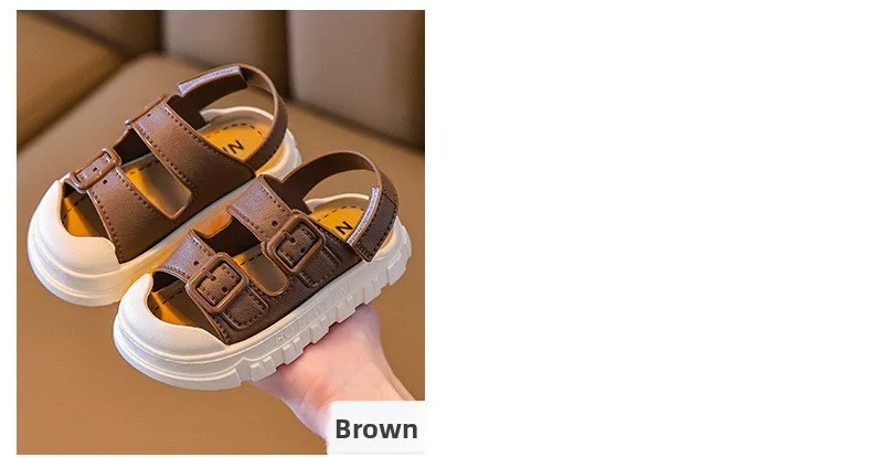 2026 Kinder Sandalen Jungen Mädchen Strandschuhe Weiche Leichte Geschlossene Outdoor-Sandalen für Kleinkinder Babyschuhe Sommer – Detail 13