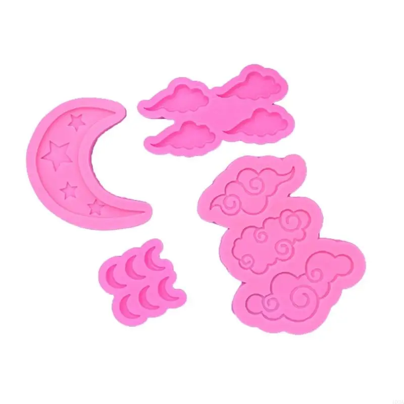 

103A Moon/Cloud Shaped Chocolate Candy Moulds Baking Accessories Silicone Material