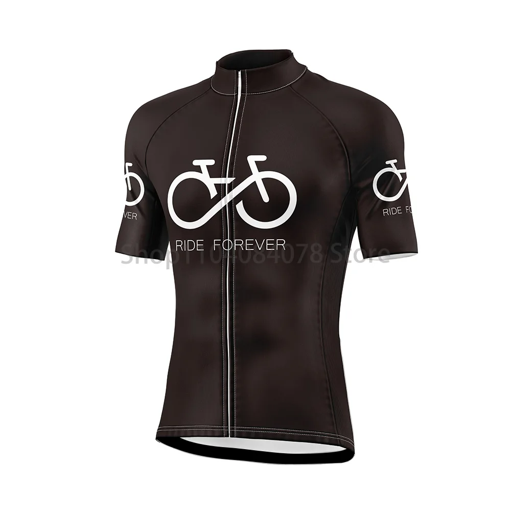 

Мужская велосипедная майка с коротким рукавом черно-белая