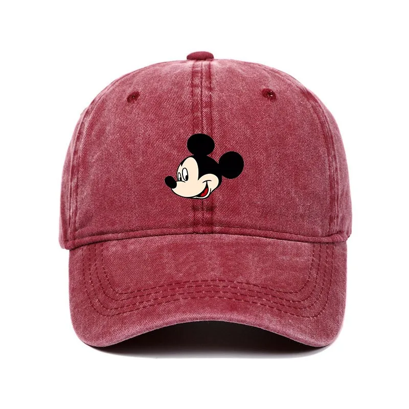 Mickey Mouse Print Kawaii Baseball Cap Wear Men Women Caps V
